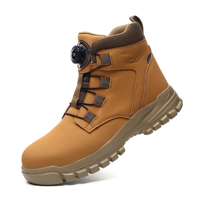 Waterproof Safety Boots For Men Indestructible Steel Toe Work Boots Antismash Stabresistant Safety  8
