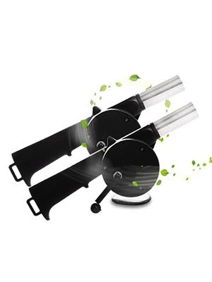 Portable Hand Operated Air Blower For Camping BBQ Grill Mini Fire Starter Tool Outdoor Barbecue Acc 4