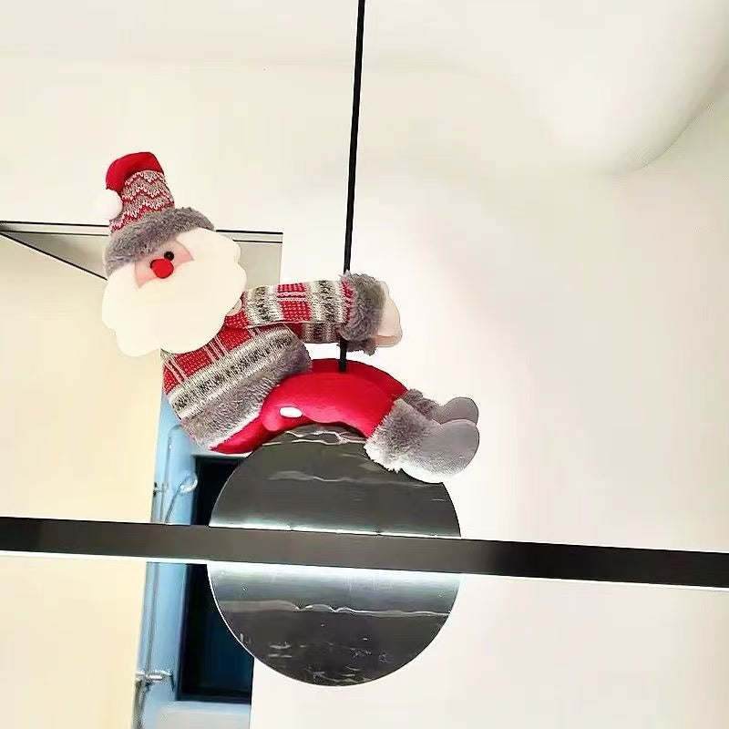 Cute Santa Claus Curtain Buckle Christmas Pendant Chandelier Decoration For Holiday Gift Decoration