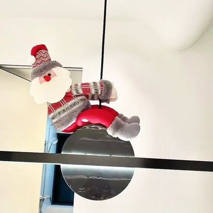 Cute Santa Claus Curtain Buckle Christmas Pendant Chandelier Decoration For Holiday Gift Decoration