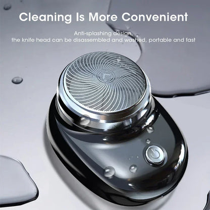 Upgraded mini Men Shaver, Wet & Dry Trimmer Shaving Machine, IPX7 Fast Charge Back Razor for Men