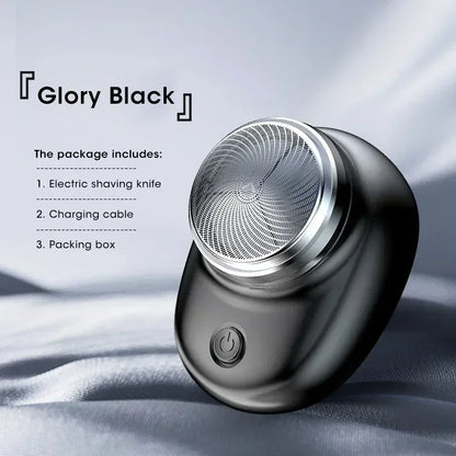 Upgraded Mini Men Shaver Wet  Dry Trimmer Shaving Machine IPX7 Fast Charge Back Razor For Men 3