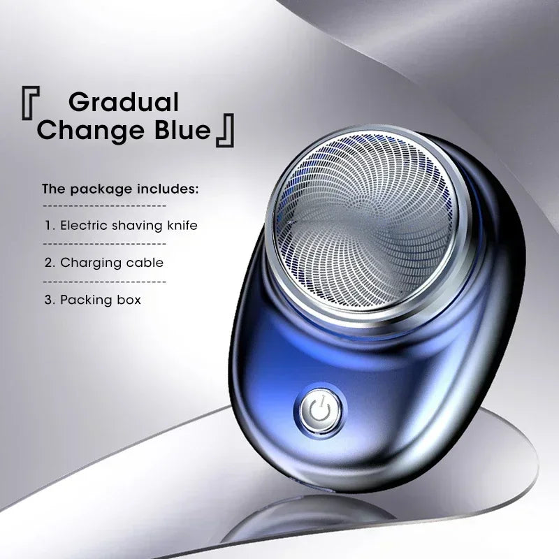 Upgraded Mini Men Shaver Wet  Dry Trimmer Shaving Machine IPX7 Fast Charge Back Razor For Men 4