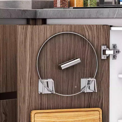 Kitchen Stainless Steel Storage Rack, Wall Mounted Pot Cover Rack, Cabinet Cutting Board Bottom Storage Rack