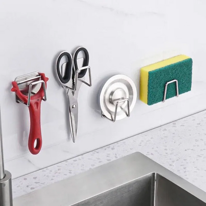 Kitchen Stainless Steel Storage Rack Wall Mounted Pot Cover Rack Cabinet Cutting Board Bottom Stora