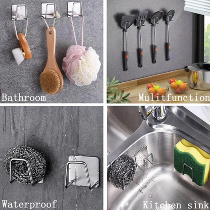 Kitchen Stainless Steel Storage Rack Wall Mounted Pot Cover Rack Cabinet Cutting Board Bottom Stora
