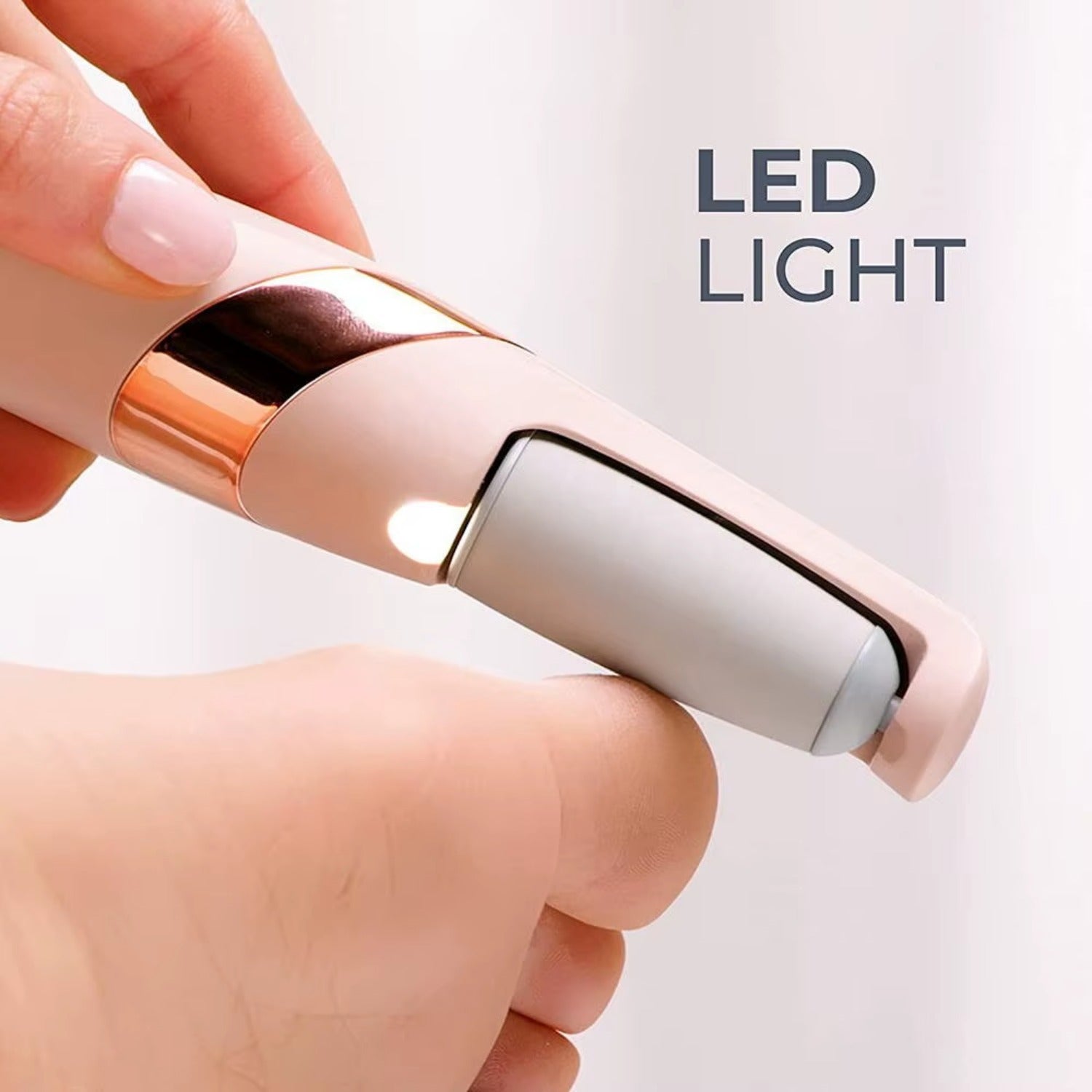 Cordless Electric Foot File, Rechargeable Callus Remover for Dry Coarse Skin, Men and Women