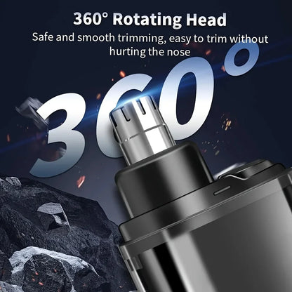 Portable Mini Compact Design With Fast Charge USB Rechargeable Nose  Ear Hair Trimmer For Men 4