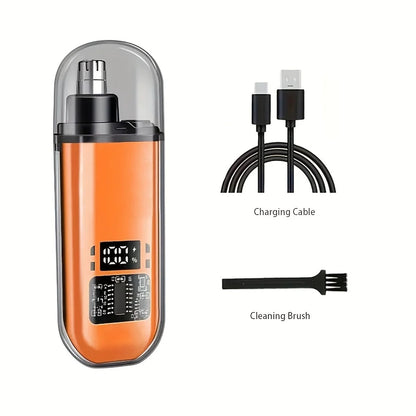 Portable Mini Compact Design With Fast Charge USB Rechargeable Nose  Ear Hair Trimmer For Men 6