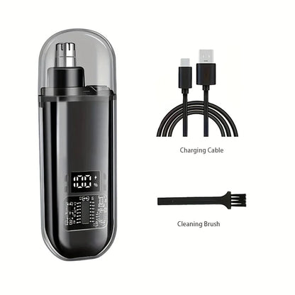 Portable Mini Compact Design With Fast Charge USB Rechargeable Nose  Ear Hair Trimmer For Men 7