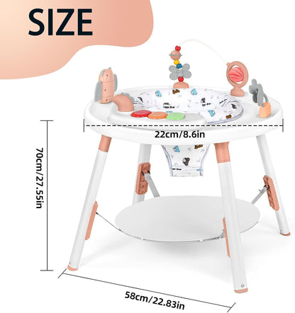 Baby Activity Center Rotating Seat Detachable Toys For Toddler Development And Fun 4
