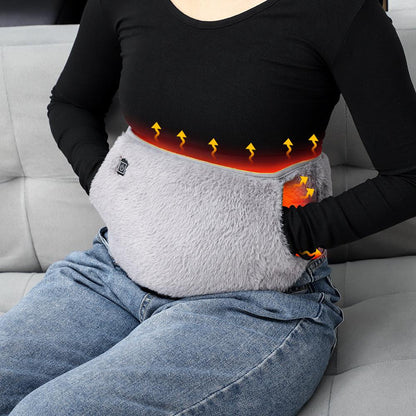 USB Rechargeable Hand Waist Warmer, Electric Heating Belt, Temperature Control Settings for Menstrual Pain Relief
