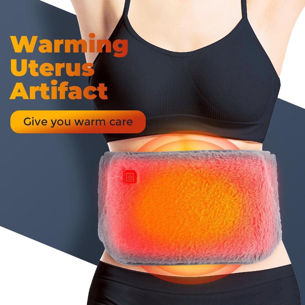 USB Rechargeable Hand Waist Warmer Electric Heating Belt Temperature Control Settings For Menstrual 1