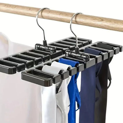 Belt Hanger Wardrobe, Belt Rotating Organizer Rack, Multifunctional Scarf Hanger Home Closet Storage Holder Accessories