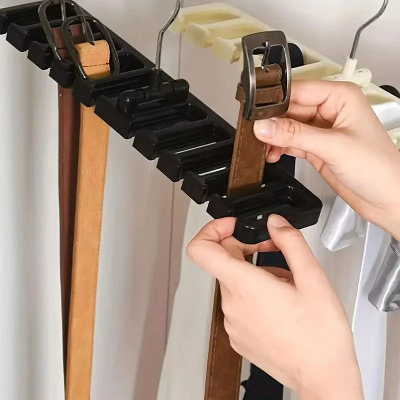 Belt Hanger Wardrobe Belt Rotating Organizer Rack Multifunctional Scarf Hanger Home Closet Storage  1