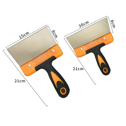 Coating Spatula for Chocolate, Stainless Steel Dough Scraper, Pizza Knife Cake Scraper for Baking