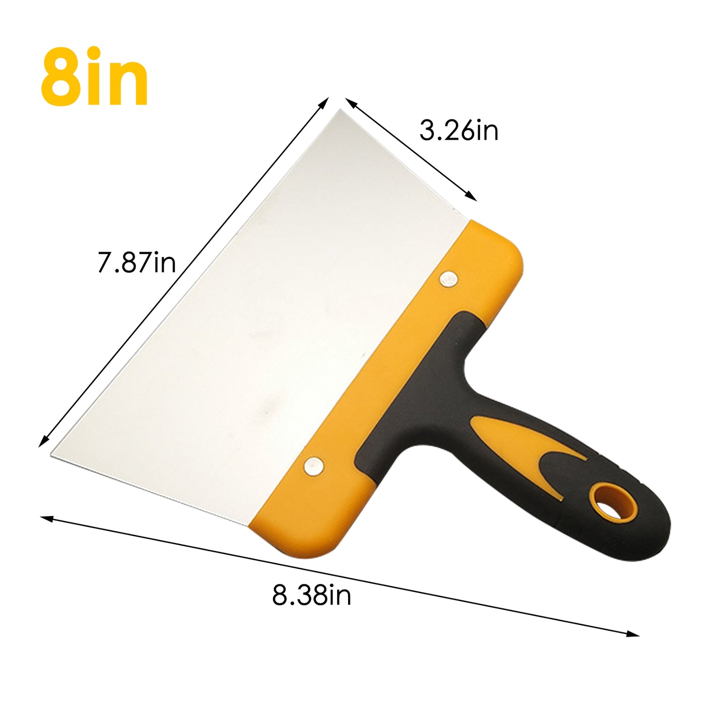Coating Spatula for Chocolate, Stainless Steel Dough Scraper, Pizza Knife Cake Scraper for Baking