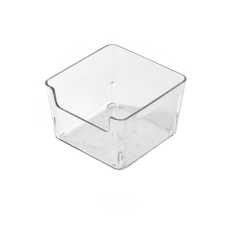 Acrylic Storage Box Desktop Cosmetics Organizer Transparent Plastic Box Household Facial Mask Skin  5
