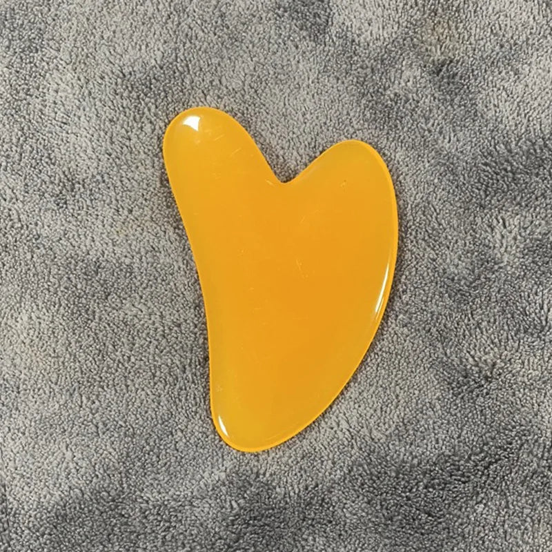 Resin Heart Shaped Scrapping Piece For Massage Back Neck And Waist 4