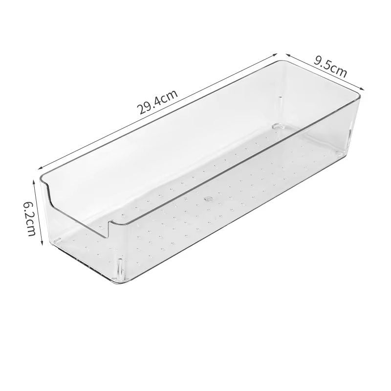 Acrylic Storage Box Desktop Cosmetics Organizer Transparent Plastic Box Household Facial Mask Skin  7