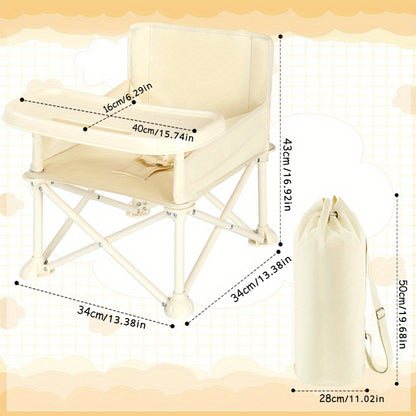 Adjustable High Chair With Detachable Cushion Stylish And Durable For Comfortable Feeding Perfect F 3