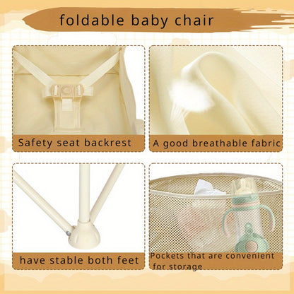 Adjustable High Chair With Detachable Cushion Stylish And Durable For Comfortable Feeding Perfect F 2