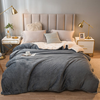 Wool Throw Blanket Winter Bed Blankets Queen Duvet Cover 5