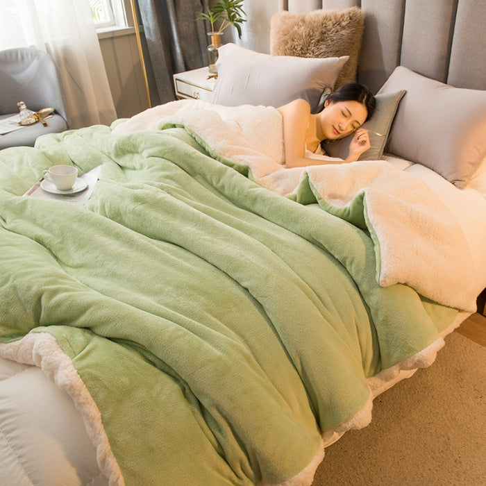 Wool Throw Blanket Winter Bed Blankets Queen Duvet Cover 7