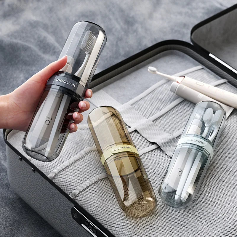 Portable Toothbrush Case Transparent Travel Containers For Business Trips Outdoor Travel Essentials 1