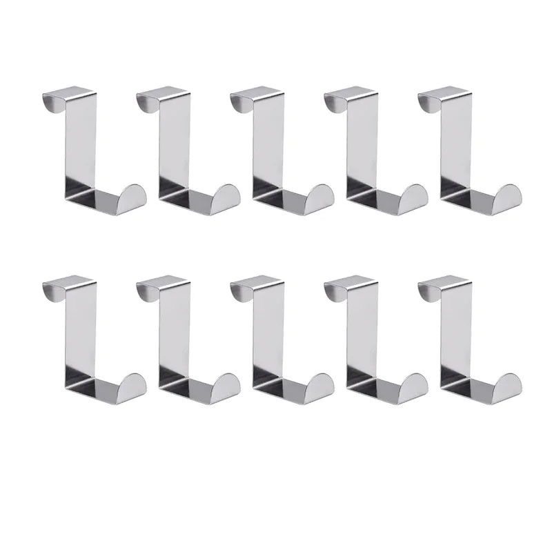 Z Shaped Stainless Steel Bathroom Cabinet Hook Home Kitchen Accessories Organizer Rear Hanger Keych 7