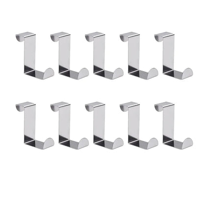 Z Shaped Stainless Steel Bathroom Cabinet Hook Home Kitchen Accessories Organizer Rear Hanger Keych 7