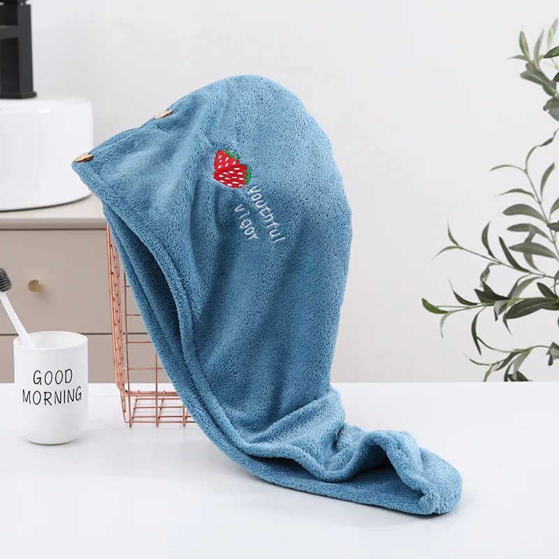 Quick Dry Hair Towel Microfiber Towels For Hair Beach Shower Cap For Girls 4