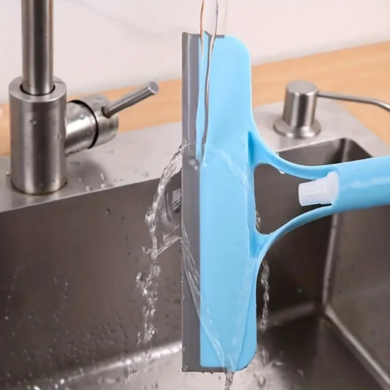 Glass Scraper Window Scraper, Household Multi-Function Glass Cleaning Mirror with Watering Can
