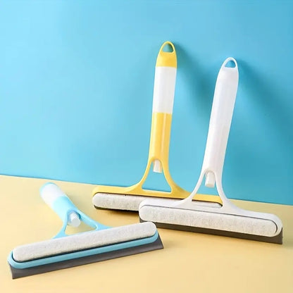Glass Scraper Window Scraper, Household Multi-Function Glass Cleaning Mirror with Watering Can