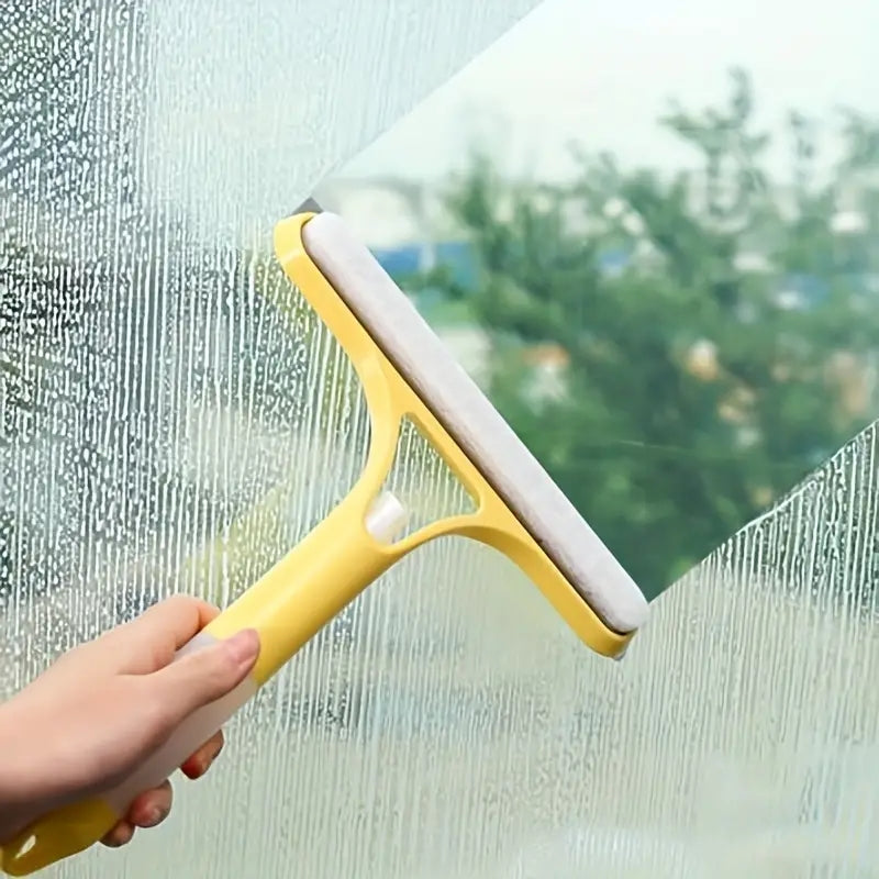 Glass Scraper Window Scraper, Household Multi-Function Glass Cleaning Mirror with Watering Can
