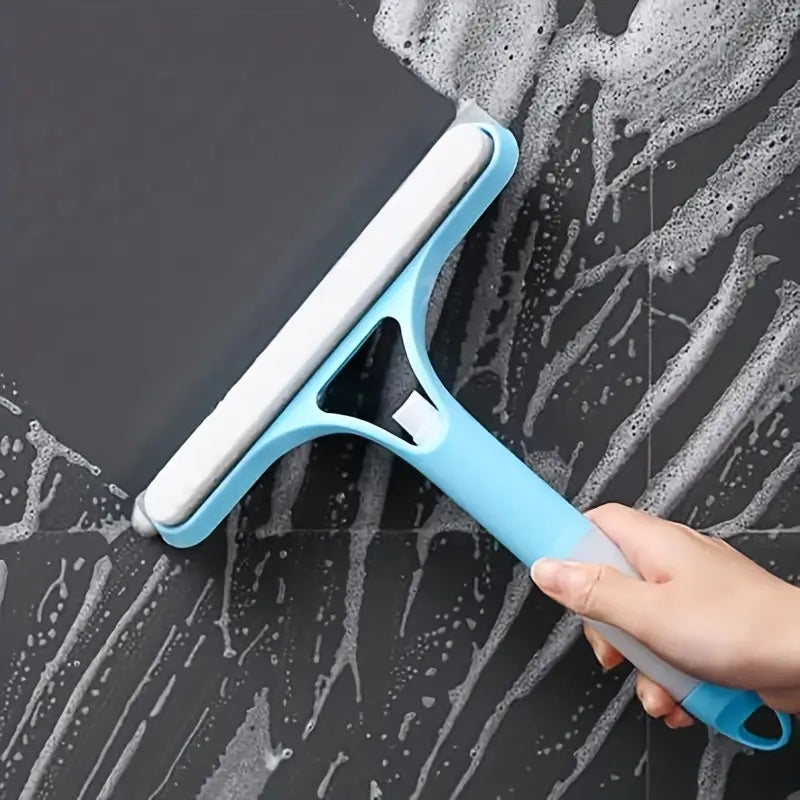 Glass Scraper Window Scraper, Household Multi-Function Glass Cleaning Mirror with Watering Can