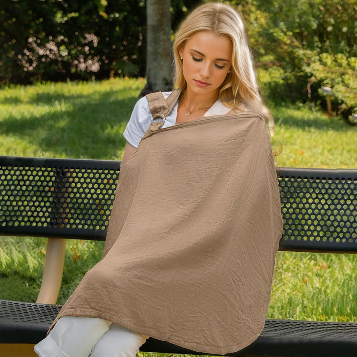 Sun Sham Shielding Cloth For Strollers Breastfeeding Towel Prevent Leakage 3