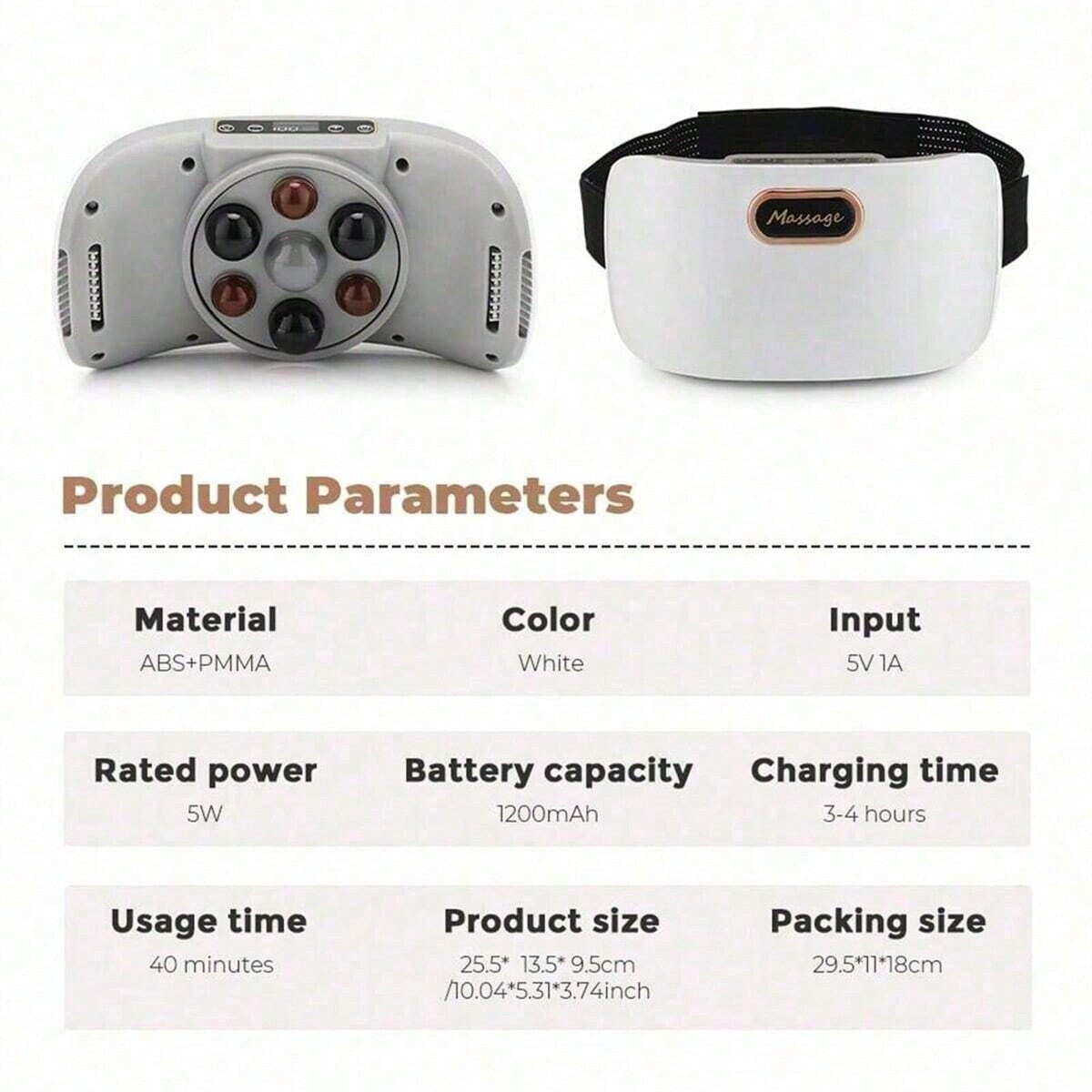 Electric Abdominal Massager Deep Knee And Abdominal Instruments For Health Care Vibrating Body Mass 4