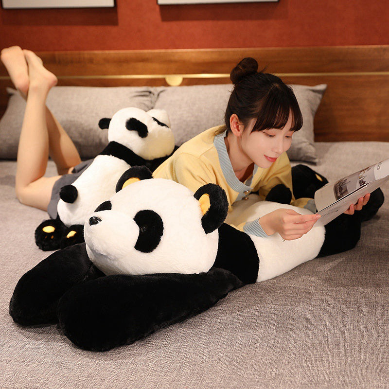 Cartoon Panda Plush, Soft Sleep Pillow, Giant Bear Stuffed Baby Doll, Birthday Christmas Gifts for Kids