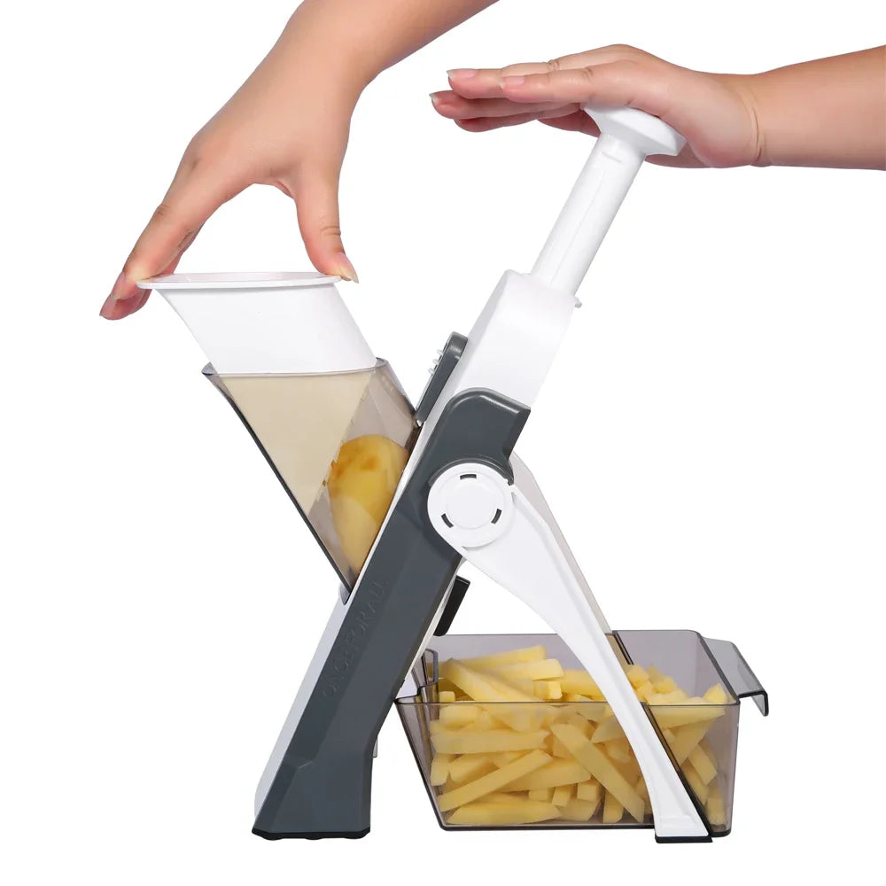 Adjustable Mandoline Manual Slicer Chopper Cutter Kitchen Accessories for Fruits and Vegetables