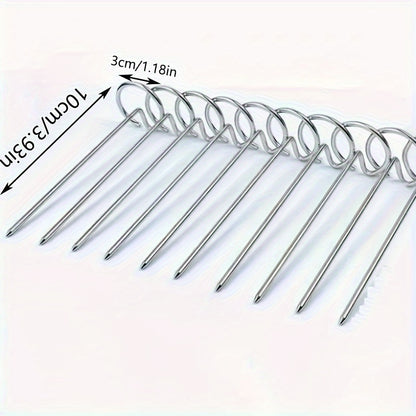 Stainless Steel Special Baking Needle For Air Fryer Oven Skewer Grill 5