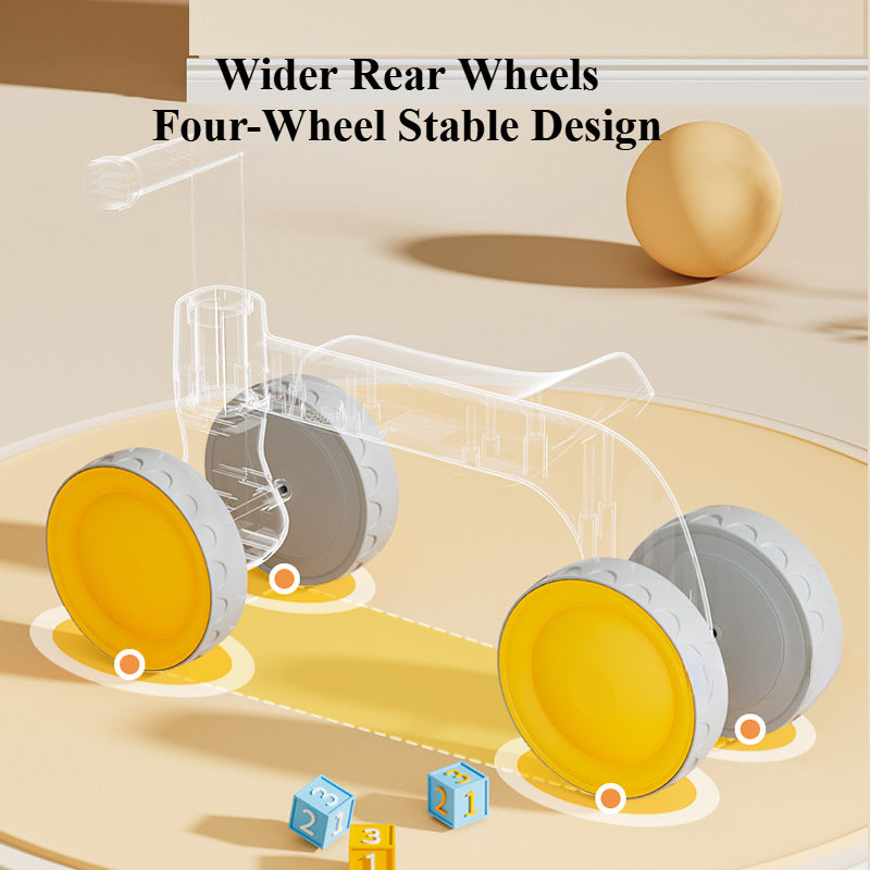 4Wheel Walker Baby Balance Bike First PedalFree RideOn Toy For Toddlers 0