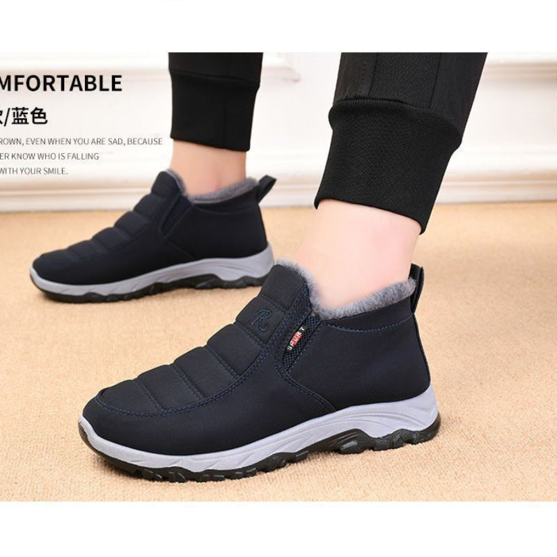 Mens Autumn Shoes Cotton Warm Casual Wear Resistant Chunky Sole 3
