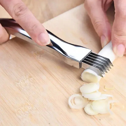 Scallion Shredder Knife Stainless Steel Graters Kitchen Slicer Vegetable Cutter MultiPurpose Scalli 1