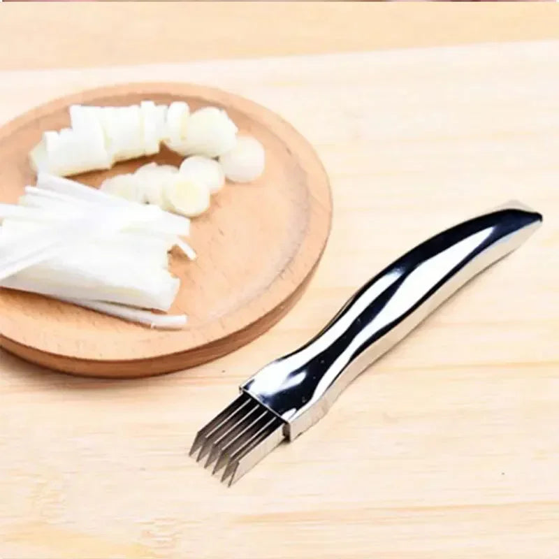 Scallion Shredder Knife Stainless Steel Graters Kitchen Slicer Vegetable Cutter MultiPurpose Scalli 2