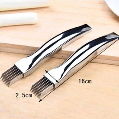 Scallion Shredder Knife Stainless Steel Graters Kitchen Slicer Vegetable Cutter MultiPurpose Scalli 3