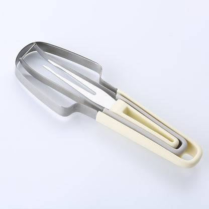 Watermelon Windmill Cutter Set, Summer Fruit Fork Knife Slicer, Stainless Steel Tool for Easy Cutting at Home