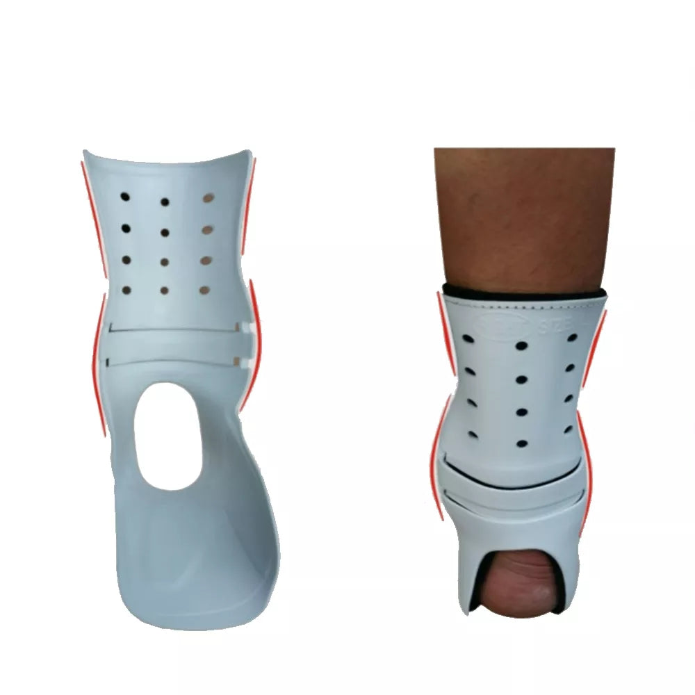 Orthosis Ankle Foot Support, Adjustable Foot Droop Splint Brace for Hemiplegia, Posture Corrector