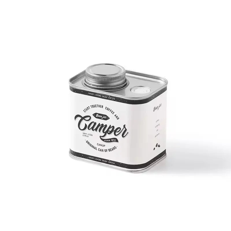 Household Kitchen Storage Jar, Sealed Coffee Bean Moisture Proof Jar, Outdoor Camping Fresh Keeping Coffee Jar