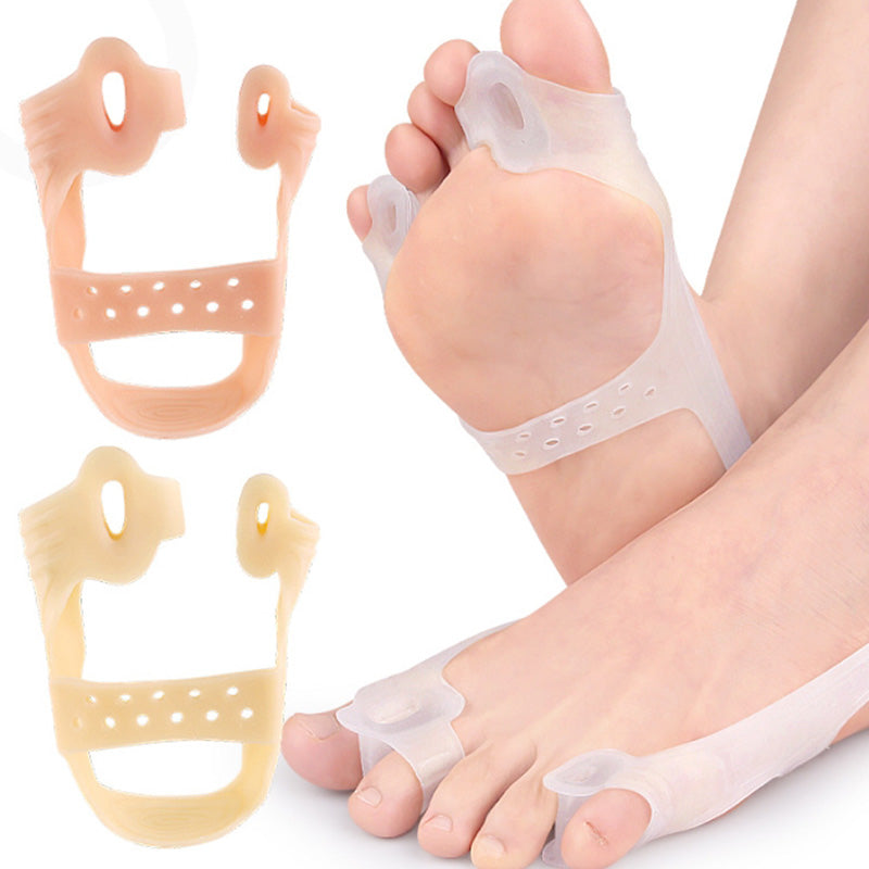 Adult Toe Separator Five-Toe Splitter, Men & Women Pull Toe Valgus Corrector for Correcting Foot Alignment